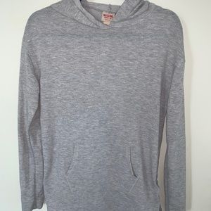 XS Mossimo Grey Hooded Sweatshirt